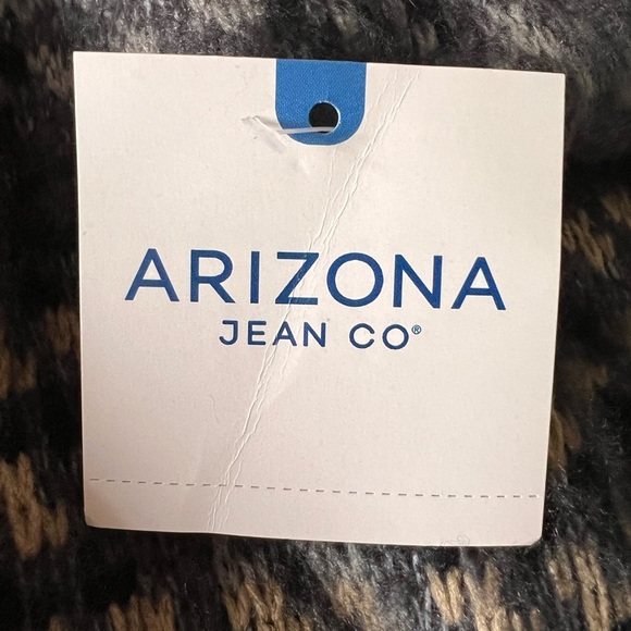 Arizona Juniors Womens Mock Neck Long Sleeve Plaid Pullover Sweater-Sz. XL/XXL - Picture 3 of 8